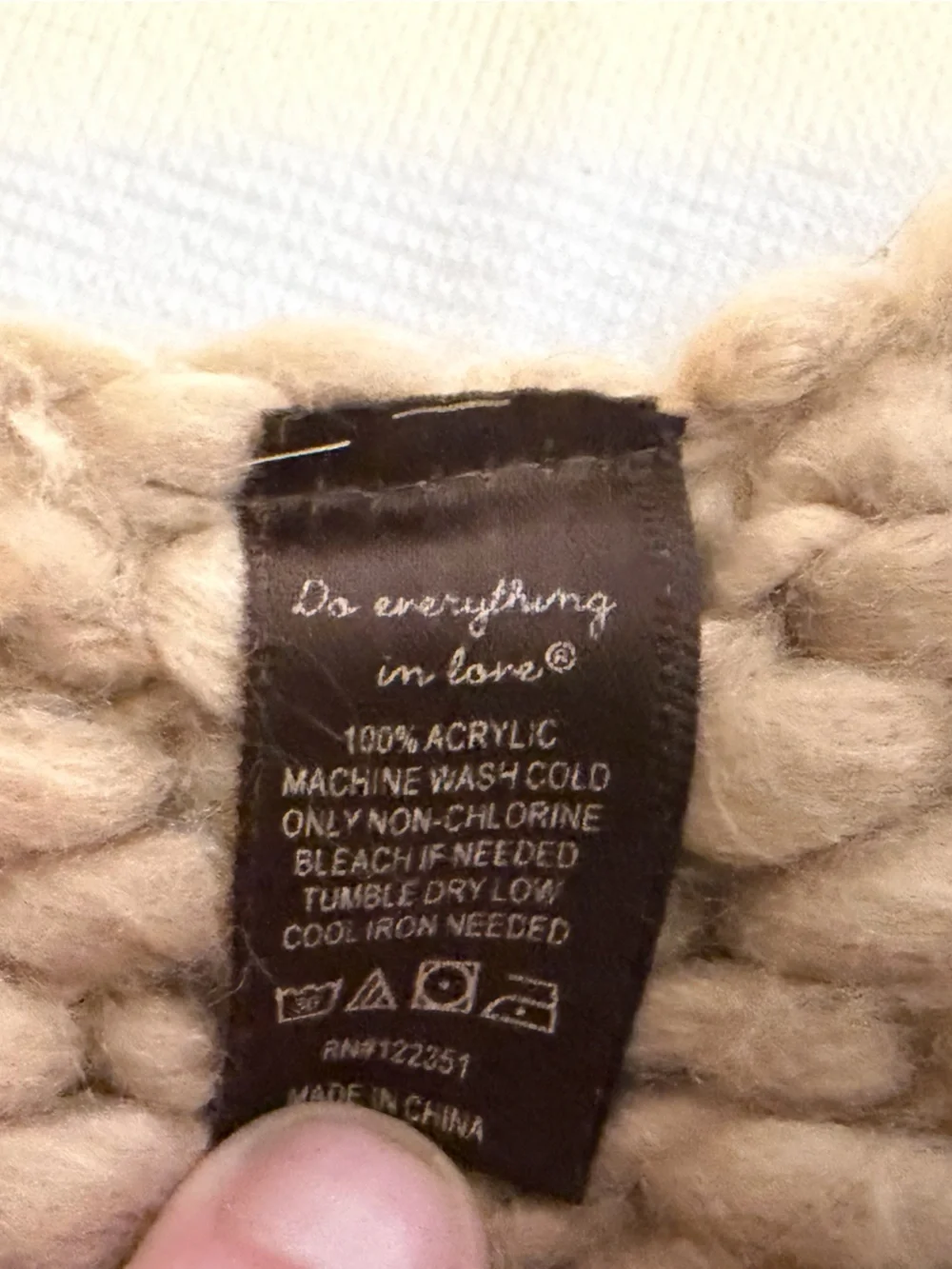 Women’s Chunky, Oversized Crochet Scarf/Poncho